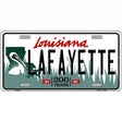 Lafayette Louisiana Novelty Metal License Plate 12" x 6" (LP)