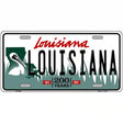 Louisiana Novelty Metal License Plate 12" x 6" (LP)