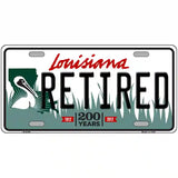 Retired Louisiana Novelty Metal License Plate 12" x 6" (LP)