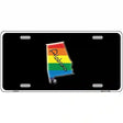 Alabama Rainbow Metal Novelty License Plate 12" x 6" (LP)