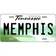 Memphis Tennessee Novelty Metal License Plate 12" x 6" (LP)