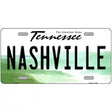 Nashville Tennessee Novelty Metal License Plate 12" x 6" (LP)