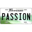 Passion Tennessee Novelty Metal License Plate 12" x 6" (LP)