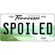 Spoiled Tennessee Novelty Metal License Plate 12" x 6" (LP)