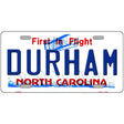 Durham North Carolina Novelty Metal License Plate 12" x 6" (LP)