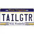 Tailgtr West Virginia Novelty Metal License Plate 12" x 6" (LP)