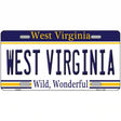 West Virginia Novelty Metal License Plate 12" x 6" (LP)