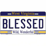 Blessed West Virginia Novelty Metal License Plate 12" x 6" (LP)