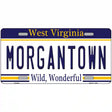 Morgantown West Virginia Novelty Metal License Plate 12" x 6" (LP)