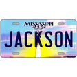 Jackson Mississippi Novelty Metal License Plate 12" x 6" (LP)