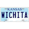 Wichita Kansas Novelty Metal License Plate 12" x 6" (LP)