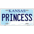 Princess Kansas Novelty Metal License Plate 12" x 6" (LP)