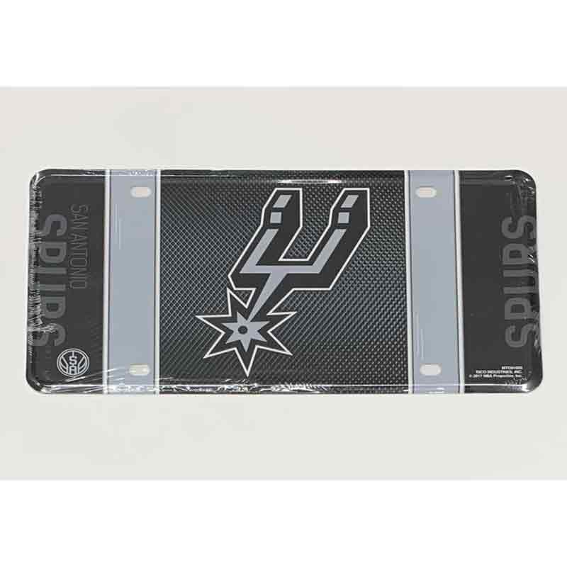 San Antonio Spurs Metal Novelty License Plate Tag LP-665