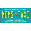 Moms Taxi New Mexico Novelty Metal License Plate 12" x 6" (LP)