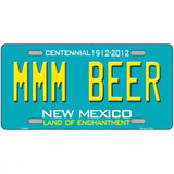 MMM Beer New Mexico Novelty Metal License Plate 12" x 6" (LP)