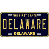 Delaware Novelty Metal License Plate 12" x 6" (LP)