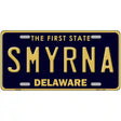 Smyrna Delaware Novelty Metal License Plate 12" x 6" (LP)