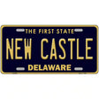 New Castle Delaware Novelty Metal License Plate 12" x 6" (LP)