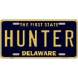 Hunter Delaware Novelty Metal License Plate 12" x 6" (LP)