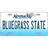 Bluegrass State Kentucky Novelty Metal License Plate 12" x 6" (LP)