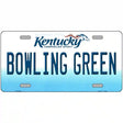 Bowling Green Kentucky Novelty Metal License Plate 12" x 6" (LP)