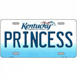 Princess Kentucky Novelty Metal License Plate 12" x 6" (LP)