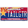 Arizona Centennial Tailgtr Novelty Metal License Plate 12" x 6" (LP)