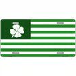 Green Shamrock Flag Metal Novelty License Plate 12" x 6" (LP)