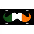 Irish Mustache Metal Novelty License Plate 12" x 6" (LP)