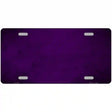 Purple Oil Rubbed Solid Metal Novelty License Plate 12" x 6" (LP)