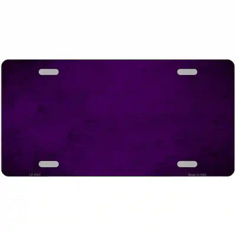 Purple Oil Rubbed Solid Metal Novelty License Plate 12" x 6" (LP)