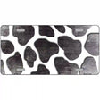 Black White Giraffe Oil Rubbed Metal Novelty License Plate 12" x 6" (LP)