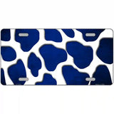 Blue White Giraffe Oil Rubbed Metal Novelty License Plate 12" x 6" (LP)