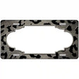 Tan Black Cheetah Scallop Oil Rubbed Metal Novelty License Plate 12" x 6" (LP)