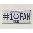 Indianapolis Colts Fan Metal Novelty License Plate Tag LP-740