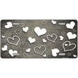 Tan White Love Oil Rubbed Metal Novelty License Plate 12" x 6" (LP)