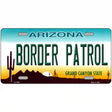 Border Patrol Arizona State Novelty Metal License Plate 12" x 6" (LP)