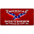 American By Birth Metal Novelty License Plate 12" x 6" (LP)