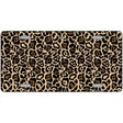 Leopard Metal Novelty License Plate 12" x 6" (LP)