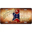 Southern Pride Mississippi Novelty Metal License Plate 12" x 6" (LP)