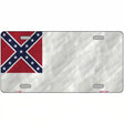 Second Confederate Flag Novelty Metal License Plate 12" x 6" (LP)