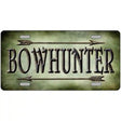 Bowhunter Novelty Metal License Plate 12" x 6" (LP)