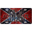 Sons Of Confederate Veterans Novelty Metal License Plate 12" x 6" (LP)