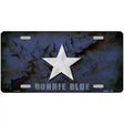 Bonnie Blue Star Novelty Metal License Plate 12" x 6" (LP)