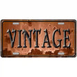 Vintage Rusty Sign Novelty Metal License Plate 12" x 6" (LP)