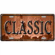 Classic Novelty Metal License Plate 12" x 6" (LP)