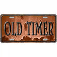 Old Timer Novelty Metal License Plate 12" x 6" (LP)