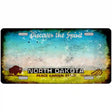 North Dakota State Rusty Novelty Metal License Plate 12" x 6" (LP)