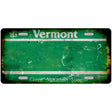 Vermont State Rusty Novelty Metal License Plate 12" x 6" (LP)