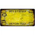 American Samoa Rusty Novelty Metal License Plate 12" x 6" (LP) / Yes